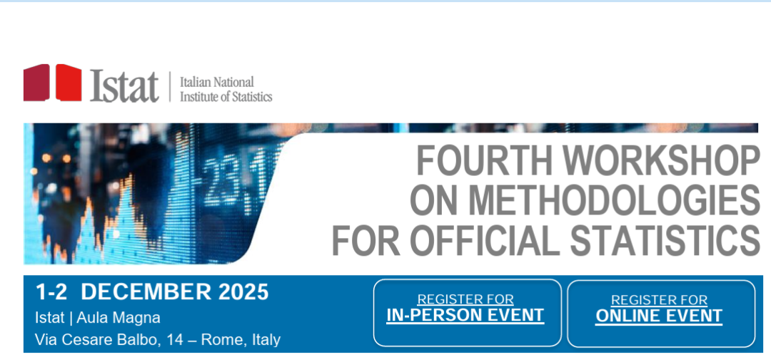 Fourth Workshop on Methodologies for Official Statistics